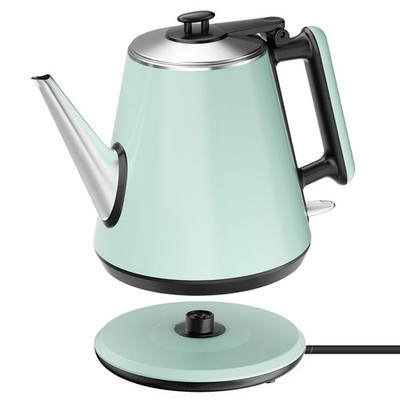 HoJang Kleiner Schwanenhals Wasserkocher 0,9L 1360W Pour Over Grün 304 Edelstahl