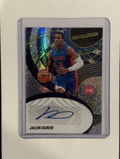 2024-25 Panini Revolution - Autographs Jalen Duren #AU-JLD (AU) Pistons SP