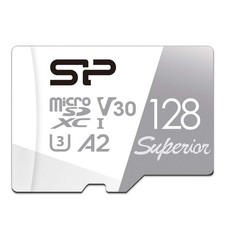 128GB Micro SDXC Card UHS-I U3 V30 A2 High Speed 4K with Adapter - Superior Perf