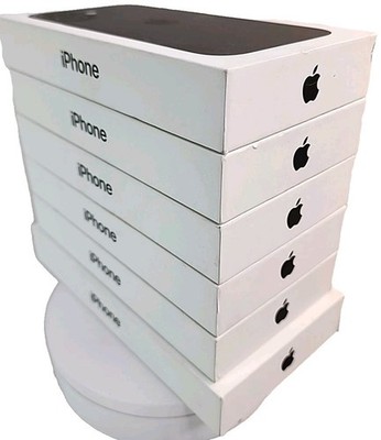 Apple iPhone 16 (5) & Pro (1) EMPTY BOXES Lot Of 6 Black Titanium 128GB