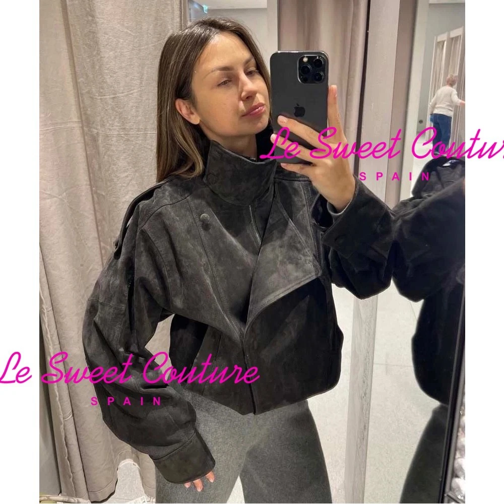 Chaqueta De Piel Ovina Con Borreguito En Negro De Mujer | Dolce&Gabbana