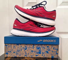 Brooks Glycerin 19 Red Navy White Women Running Sports Shoes 1203431B-623 Sz: 9