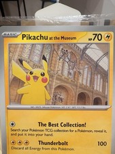 Pokémon TCG Promo Oversized Card - Pikachu at the Museum (Sealed) - UK