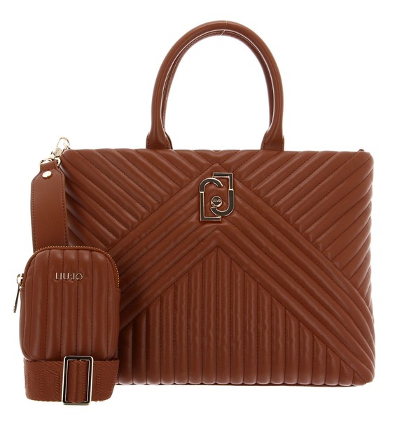 LIU JO Achala ECS Tote M Handtasche Tasche Deer Braun Neu-image