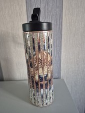 Image of Brand New, Hand Decorated 20oz Highland Cow Stainless Steel Water Bottle