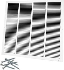Steel Return Air Grille 24"x24" Duct Opening for Ceiling/Wall HVAC Vent 🌬️
