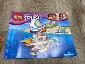 LEGO Friends Sunshine Catamaran 41317 Retired 100% Complete With Manual