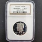 2000 S PROOF KENNEDY HALF DOLLAR  NGC PR-69 DCAM - PROOF - CERTIFIED SLAB - 50C