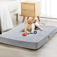 Orthopedic XL Dog Bed for Crate, Waterproof Extra Large Dogs Bed with Removab...