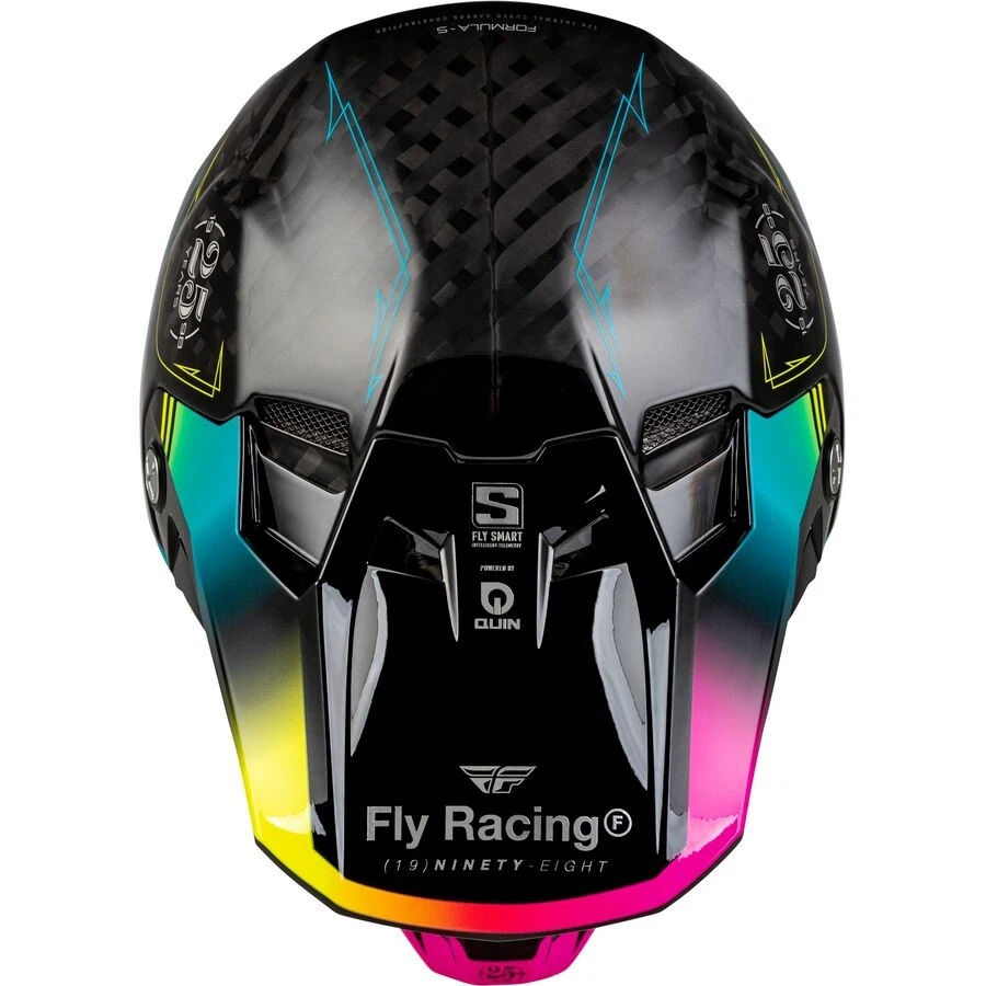 Fly Racing 2025 Youth Formula S Carbon Helmet - Legacy — 第 4/4 张图片