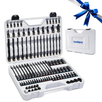 98 PCS Master Allen And Torx Bit Socket Set, Hex/Torx/E-torx Bit Set,1/4'', 3/...