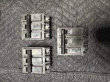 Lot of Double Pole Circuit Breakers 20A 40A 50A