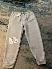 NWT Nike Air Jordan Brooklyn Fleece Light Grey Sweatpants Men's Sz XL FREE SHIP