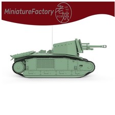 SSMODEL 1:72 France 105 leFH18B2 Self-Propelled Gun3D Prined