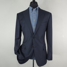 Suitsupply Blazer Mens 42L Blue Vitale Barberis Perennial Super 110s Jacket Coat