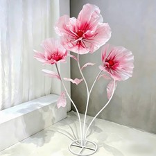 Giant Flowers for Decoration - 5.58 Ft Adjustable Waterproof 3D Silk Faux Lar...