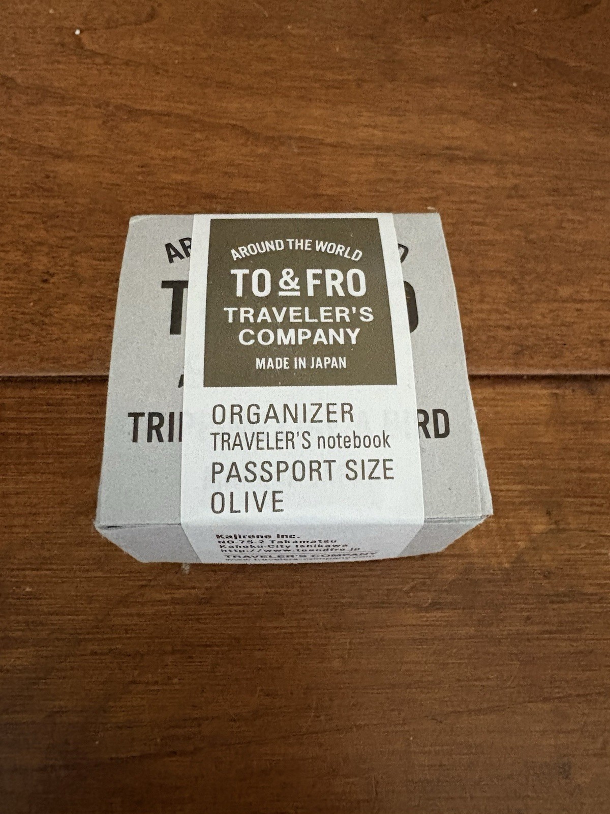 TO&FRO Traveler’s Company/Notebook Traveler’s Organizer/Passport/Olive