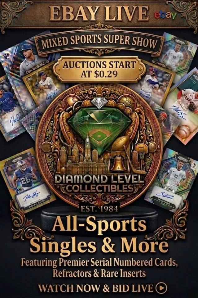 MIXED SPORTS ONLY SINGLES - SERIAL # - REFRACTORS - INSERTS MIXED YEARS
