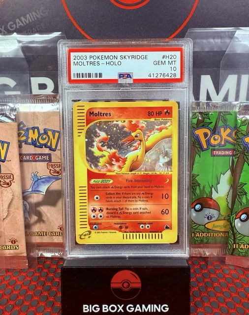 2003 Pokemon Skyridge Moltres Holo H20/H32 PSA 10 Gem Mint 🔥🐦‍🔥