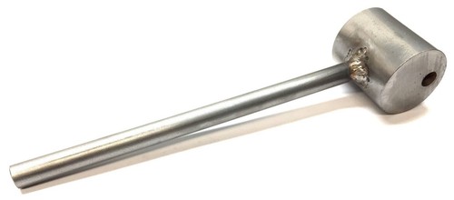 Unbranded 12" Steel Lever with 1/2"Bore for Heavy Magnet NOS - Afbeelding 1 van 4