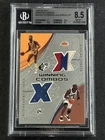 Michael Jordan Wilt Chamberlain 2002 SPx Winning Combos SP GU PATCH BGS 8.5 RARE