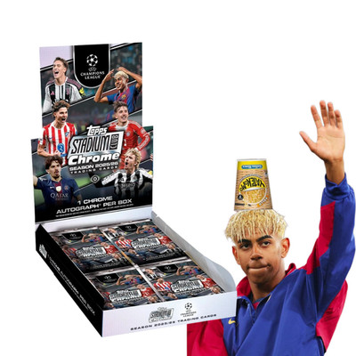 NEW 2025/26 Topps Stadium Club Chrome UEFA Champions League Hobby Box   PRESALE 