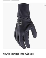 Fox Youth Ranger Fire Glove Size Youth Small black