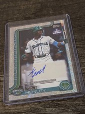 2025 Topps Pro Debut - Kyle Henley AUTOGRAPH #PD-112 Sparkle Foil /175 (RC)