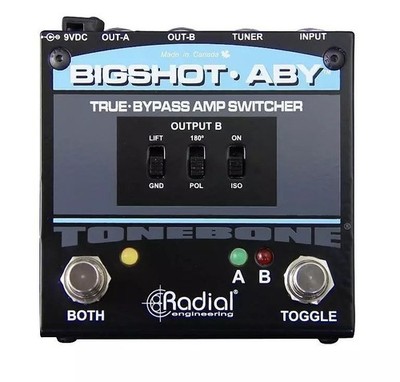 Radial Engineering Bigshot ABY True Bypass ABY Switcher *Free Shipping in the...