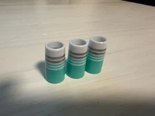 bb and f co ferrules 3 pcs. Robin Egg's Benedict 1 in. length for .355 shafts