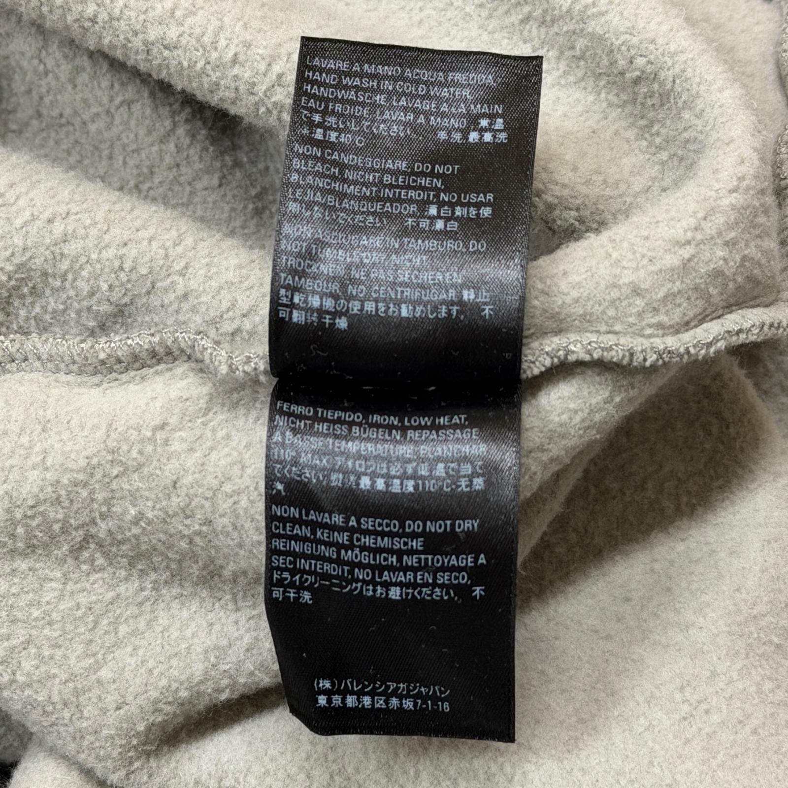 BALENCIAGA 21AW Barcode logo print hoodie Parker 651799 TKVE6 gray XL （925... thumbnail 6