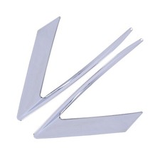 2pc Front Head Light Lamp Eyebrow Cover Trim Fit For Cadillac XT5 2016-2019 ey