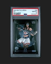 2024 BO JACKSON BATTLE ARENA BATTLEFOIL #45 CC CAITLIN CLARK PSA 10