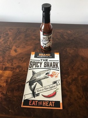 The Spicy Shark MEGALODON CAROLINA REAPER Hot Sauce - 5 oz. Vegan GF made in USA