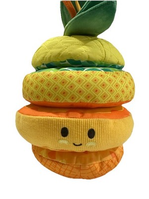 Melissa & Doug Multi-Sensory Pineapple Soft Infant Stacking Toy