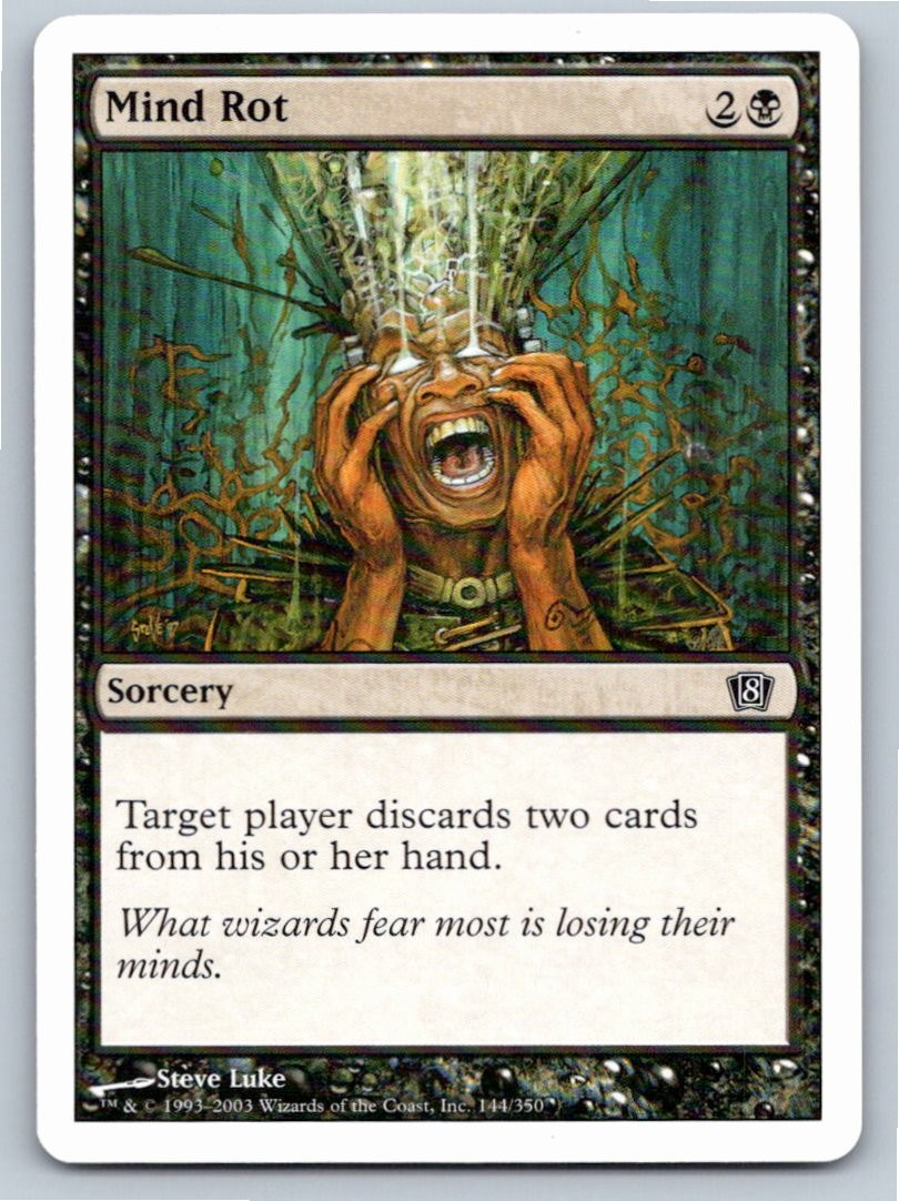 2003 MAGIC: THE GATHERING MIND ROT 8TH EDITION 144 COMMON LP A39992 FREE S&H