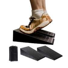 2 PCS Squat Wedge - Durable Slant Board for Calf Stretching, Can Support up t...