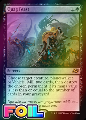 x1 Quag Feast DFT Aetherdrift MTG 100 FOIL RARE M/NM 1x | eBay x1 Quag Feast DFT Aetherdrift MTG 100 FOIL RARE M/NM 1x | eBay