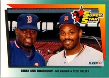 1992 Fleer Today and Tomorrow #705 Mo Vaughn, Cecil Fielder