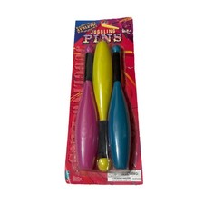 VTG 1996 Athletic Plastic Juggling Pins Multi-Wise Polyfect Toys 9612 NOS