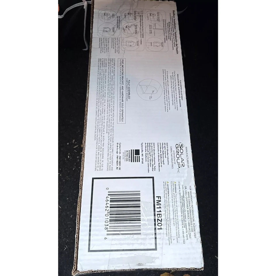 Gibraltar Mailboxes Franklin Post Mount Mailbox Bronze - Image 4 of 4