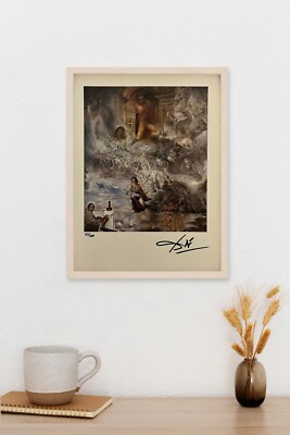 SALVADOR DALI ORIGINAL  SIGNED PRINT, COA AND APPRAISAL FOR $3,500 USD./
