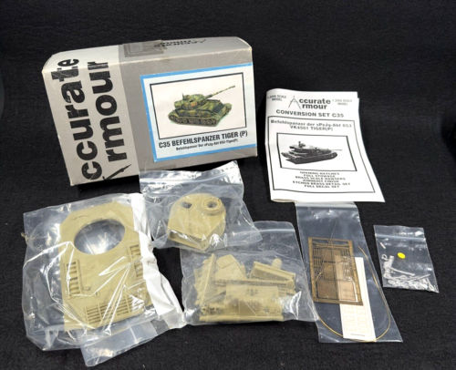 ACCURATE ARMOUR C35 Befehlspanzer Tiger P Tank Coversion Kit 1:35 Italeri NEW OB