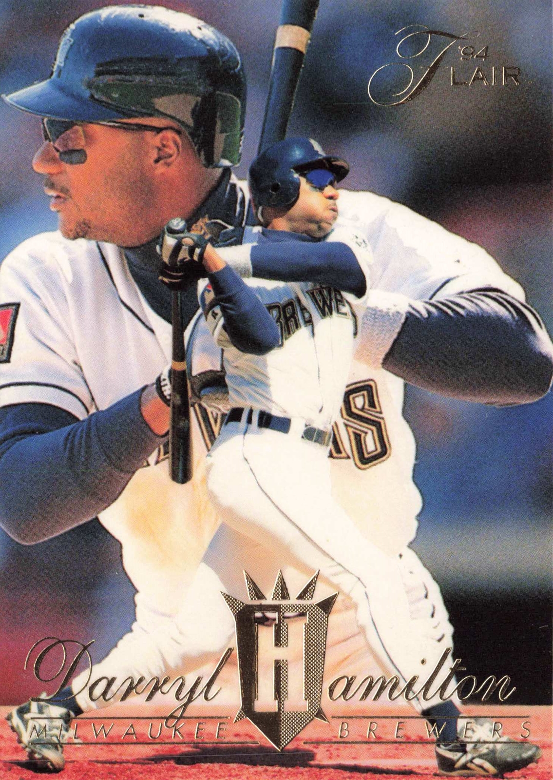 Darryl Hamilton 1994 Flair #67 Milwaukee Brewers