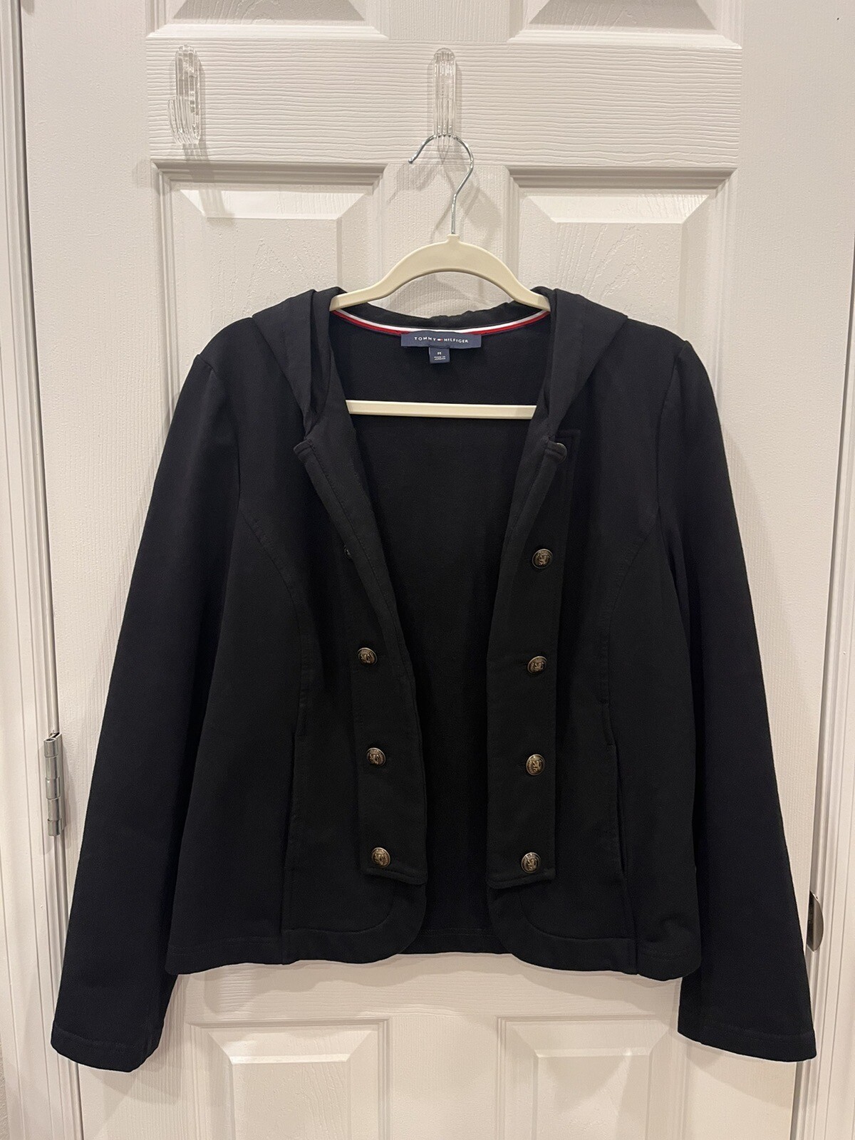 Tommy Hilfiger Women's Navy Blue Jacket Open Front Size M eBay