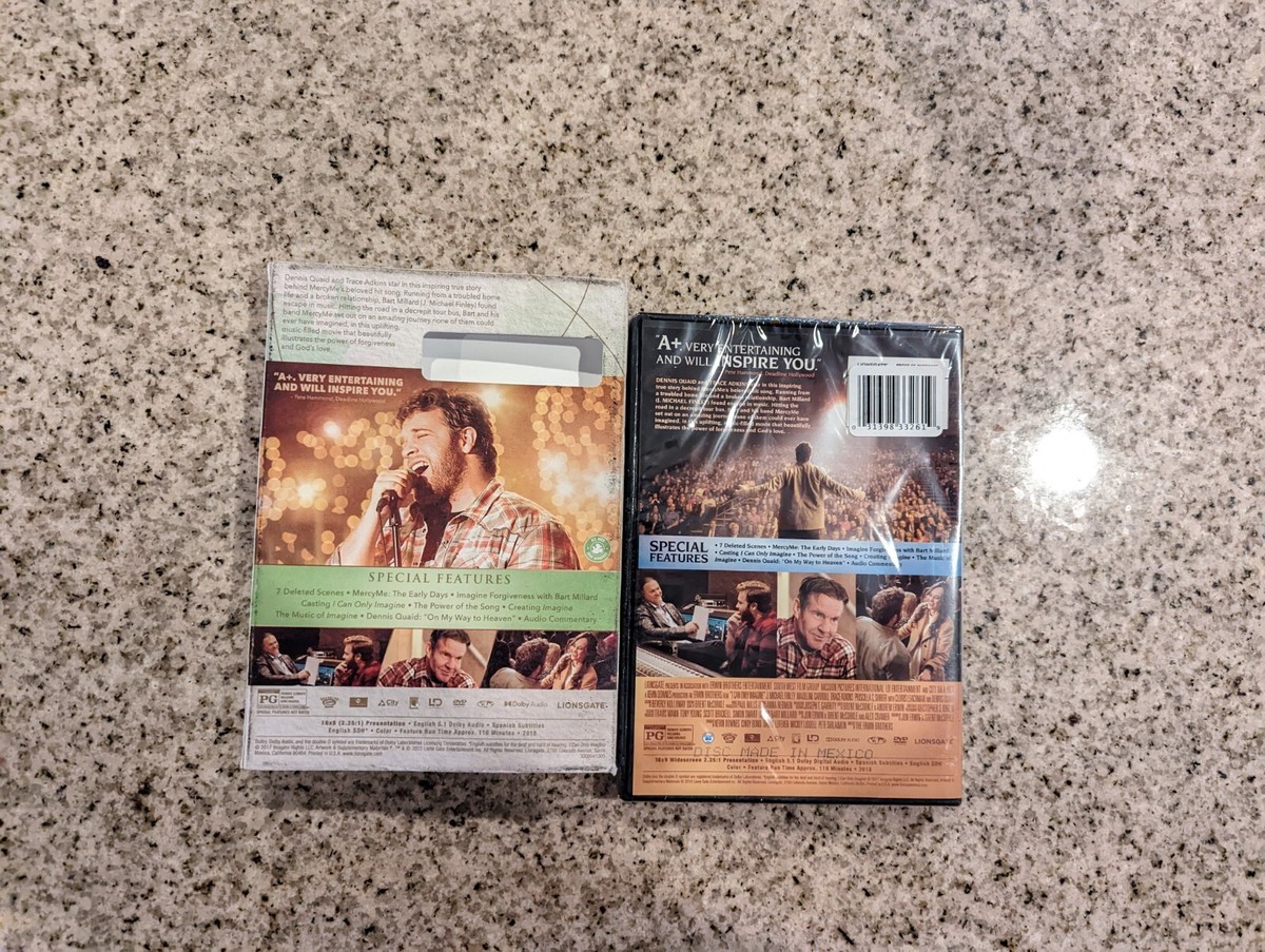 I CAN ONLY IMAGINE New Sealed DVD Dennis Quaid Trace Adkins