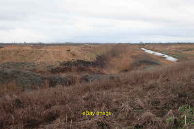 Photo 12x8 Gravel works by Ouse Fen Earith The Hanson sand and gravel quar c2021