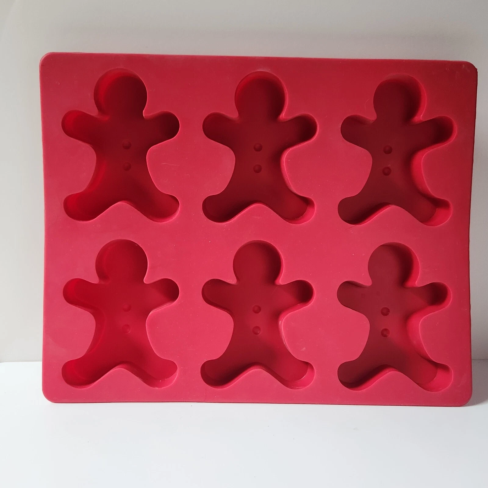 Gingerbread Silicone Cake, Soap, Candle Mold Makes 6 Gingerbread Man