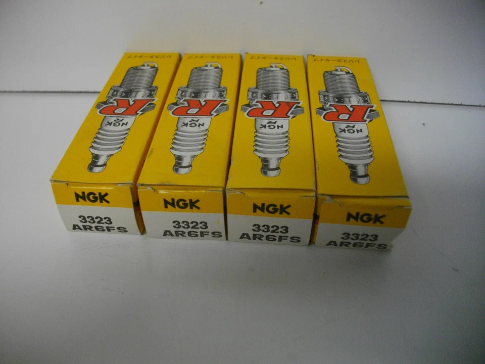 NGK 3323 / AR6FS spark plug  pack of 4 each boat marine - Image 4 of 4