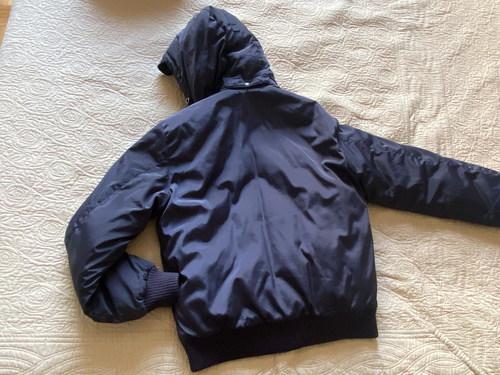 Giacca uomo Hetrego - tg. L - colore blu - piuma d'oca e anatra - Foto 8 di 16